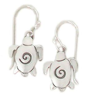 Far Fetched Sterling Silver Turtle Earrings Dangle Earrings Jewelry