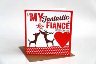 fiance christmas card by allihopa