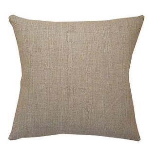 natural linen queens head cushion by acacia design