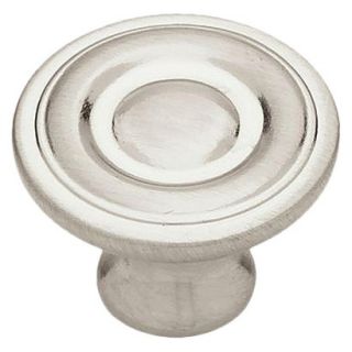 Liberty Hardware 1 1/4 Ring Round Knob   Satin Nickel (Set of 10)