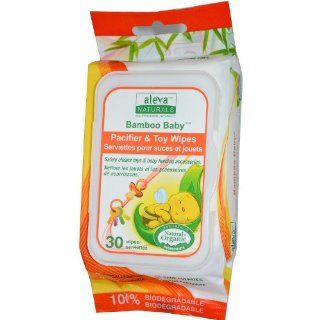 Aleva Naturals Bamboo Baby Toy & Pacifier Wipes 30 Ct  Baby