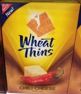 New Wheat Thins Chili Cheese Snack Crackers, 9 oz (Pack Of 6)  Packaged Wheat Snack Crackers  Grocery & Gourmet Food