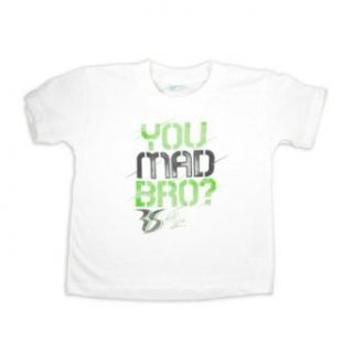 Richard Sherman Seattle Seahawks Toddler's YOU MAD BRO? T Shirt Toddler 4T White: Clothing