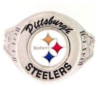 Pittsburgh Steelers Ring   NFL Football Fan Shop Sports Team Merchandise : Sports & Outdoors