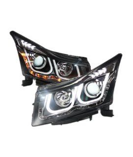 Performance Replacement HID xenon Tube LED Projector lens Headlights bumper NEW for Chevrolet Cruze 09 12: Automotive