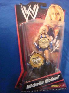 2010 WWE MATTEL SERIES 7 MICHELLE McCOOL 1 OF 1000 GOLD CHASE BELT WRESTLING FIGURE 1/1000 made: Toys & Games