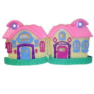WeGlow International My Sweet Home Doll House And Play Set: Toys & Games