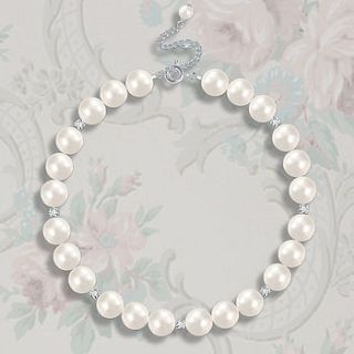 sweetie vintage style pearl bracelet by susie warner