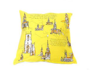 oranges and lemons cushion cover by tobyboo