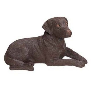 Sandicast Labrador Retriever Dog Figurine   Chocolate   Collectible Figurines