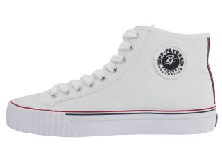 PF Flyers Center Hi Re Issue White Canvas/Natural Canvas Twill