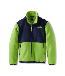 The North Face Kids Boys Denali Jacket Little Kids Big Kids Recycled Tree Frog Green Cosmic