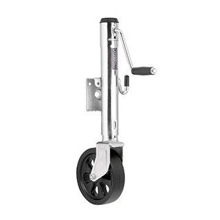 Fulton Jack, 1500 Pound Swing Away with Weld On Steel Construction, 10 Inch Travel, 8 Inch Poly Wheel : Boat Trailer Jacks : Sports & Outdoors