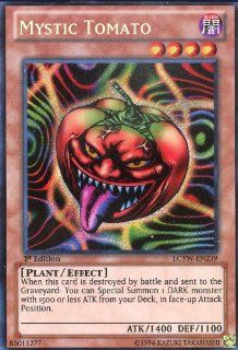 Yu Gi Oh!   Mystic Tomato (LCYW EN239)   Legendary Collection 3: Yugi's World   Limited Edition   Secret Rare: Toys & Games