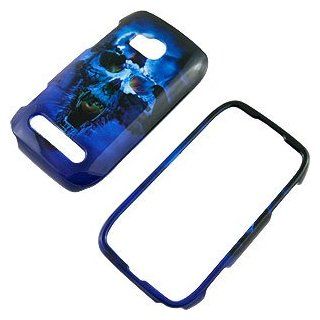 Blue Skull Protector Case for Nokia Lumia 710: Cell Phones & Accessories