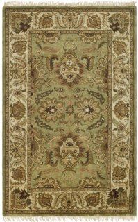 Safavieh CL239D 9 Classics Collection Handmade Green and Ivory Wool Area Rug, 8 Feet 3 Inch by 11 Feet  