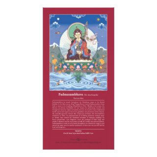 CARD Padmasambhava / Guru Rinpoche + explanation Personalized Photo Card