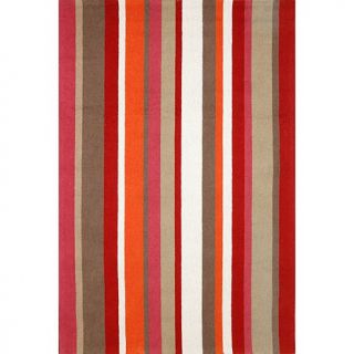 Liora Manne Newport Vertical Stripes in Carnival   10' Round