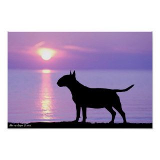 Bull terrier posters