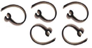 GadgetBrat Earhook s (5 pcs) Black Lg HBM 210 230 235 310 330 520 570 760 770 800 EAR Hook Clip Loop Plastic "Compatible" Replacement BLUETOOTH Hook CLIP LOOP s.: Everything Else