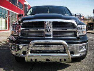 2009 2012 Dodge Ram 1500 Black Horse Off Road Stainless Steel Bull Bar Brush Guard Bull Bar W/Skid plate Automotive