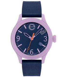 ESQ Movado Watch, Unisex Swiss ESQ One Navy Silicone Strap 43mm 07301433   Watches   Jewelry & Watches