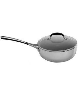 CLOSEOUT! Simply Calphalon Stainless Steel 2 Qt. Covered Chefs Pan   Cookware   Kitchen