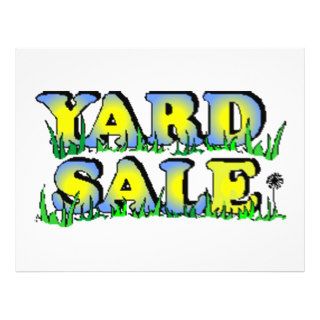 Yard Sale Custom Flyer