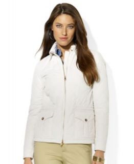 Tommy Hilfiger Jacket, Diamond Quilted Corduroy Barn   Coats   Women