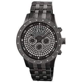 JBW Men's JB 6239 E "Coliseum" Diamond Black Ion Plated Bezel and Multi Function Dial Watch at  Men's Watch store.
