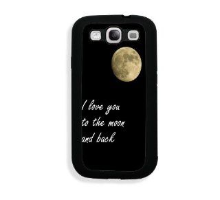 I Love You To The Moon And Back Samsung Galaxy S3 SIII i9300 Case Fits   Samsung Galaxy S3 SIII i9300 Cell Phones & Accessories