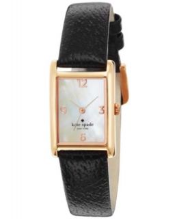 kate spade new york Watch, Womens Cooper Grand Black Quilted Leather Strap 38x25mm 1YRU0120   Watches   Jewelry & Watches