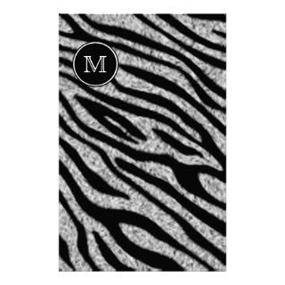 Zebra Print Stationery Paper