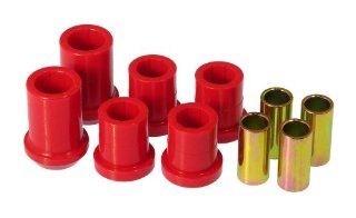 Prothane 4 207 Red Front Upper and Lower Control Arm Bushing Kit: Automotive