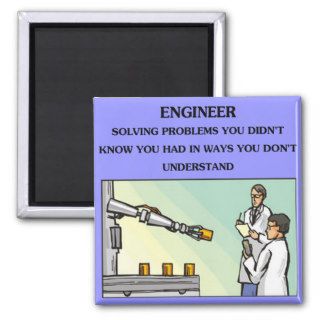engineer engineering joke fridge magnet