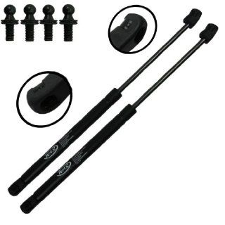 Wisconsin Auto Supply WGS 197 2 Two Rear Hatch Liftgate Gas Charged Lift Supports With Upgraded Mounting Studs: Automotive