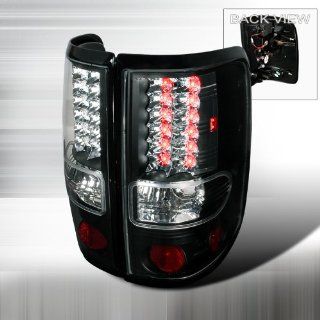 04 05 06 07 08 Ford F150 LED Tail Lights + Hi Power White LED Backup Lights   Black (Pair) Automotive