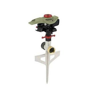 Gilmour 193WMSGT Green Thumb Polymer Impulse Sprinkler for Lawn on Metal Spike : Oscillator Lawn And Garden Sprinklers : Patio, Lawn & Garden