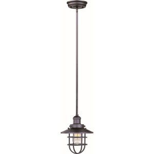 Maxim MAX 25050BZ/BUI Bronze Mini Hi Bay 1 Light Pendant W/Bulb