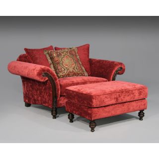 Wildon Home ® Caleb Chair and Ottoman D3553 01