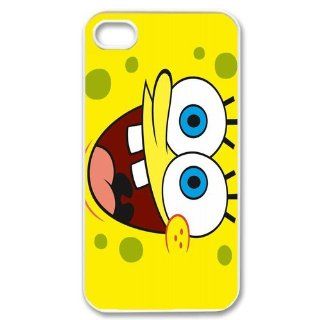Personalized Cartoon SpongeBob SquarePants Protective Snap on Cover Case for iPhone 4/4S SS191: Cell Phones & Accessories