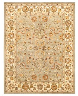 MANUFACTURERS CLOSEOUT! Safavieh Area Rug, Heritage HG959A Lt. Green/Beige 5 X 8   Rugs