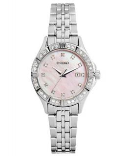 Seiko Watch, Womens Stainless Steel Bracelet 30mm SXDF13   Watches   Jewelry & Watches