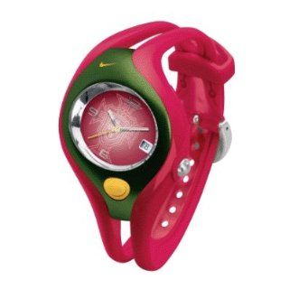 Nike Triax Swift Analog Soccer Federation Portugal Team Watch   Red/Green/Gold   WD0025 607: Sports & Outdoors