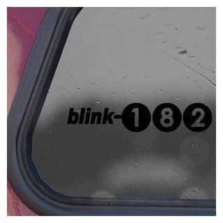 Blink 182 Black Sticker Decal Punk Rock Band Laptop Die cut Black Sticker Decal   Decorative Wall Appliques  