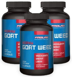 3 Pack Horny Goat Weed, 180Capsules Health & Personal Care