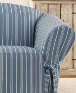 Sure Fit Grainsack Stripe Slipcover Collection   Slipcovers   For The Home
