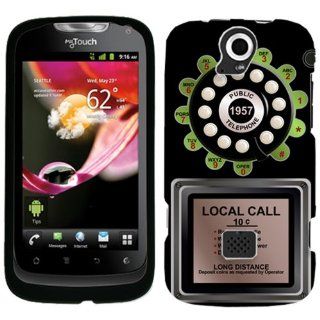 Huawei T Mobile MyTouch Q Rotary Payphone on Black Phone Case Cover: Cell Phones & Accessories