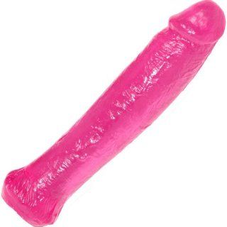 OptiSex Waterproof Straight Jelly Dong, 8 Inch, Kinky Pink: Health & Personal Care