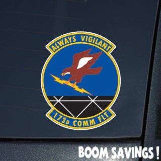 Air Force USAF 173rd Communications Flight 6" Decal Sticker: Automotive